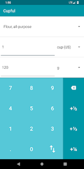 Imagen 1 para Cupful - Ingredient Weigh…
