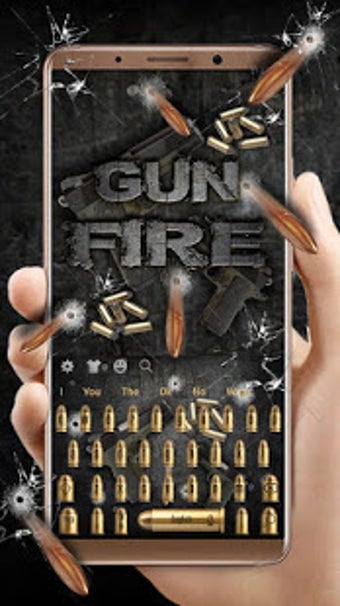 Imagen 2 para Fire Gun and Bullet Keybo…