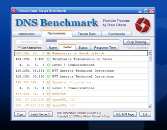 Image 0 for DNS Benchmark