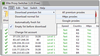 Image 0 for Elite Proxy Switcher