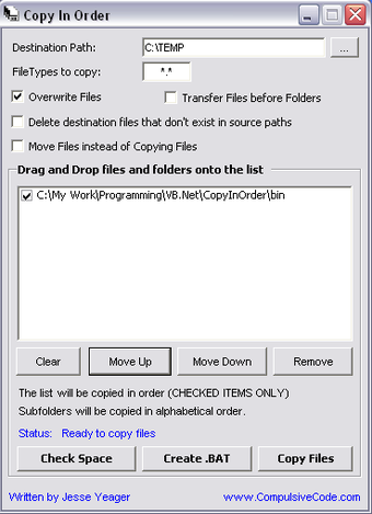 Imagen 0 para CopyInOrder