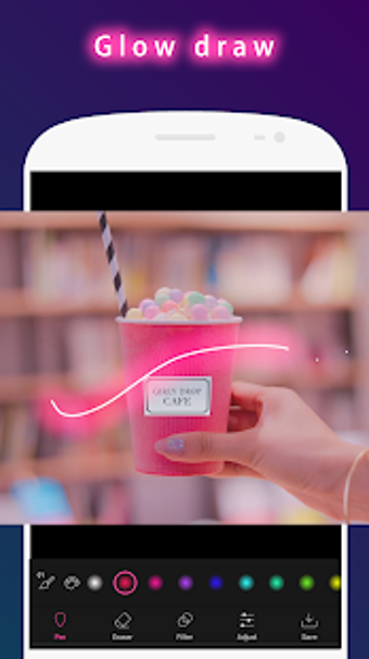 Imagen 1 para Neon Effect Brush (draw g…