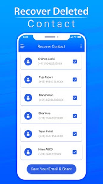 Imagen 1 para Recover Deleted Contact -…