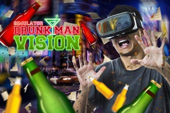 Imagen 1 para Vision drunk man - prank …