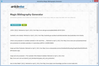 Image 0 for ArticleVisa Magic Bibliog…