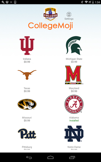Imagen 1 para College Stickers & Emojis…