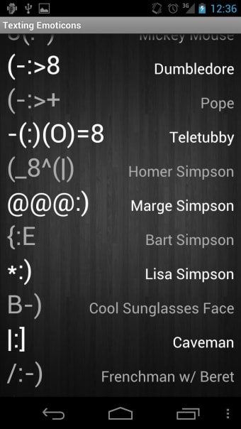Image 1 for Texting Emoticons