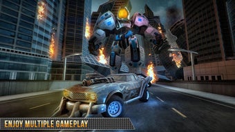 Imagen 2 para Real Gangster Robot Car T…