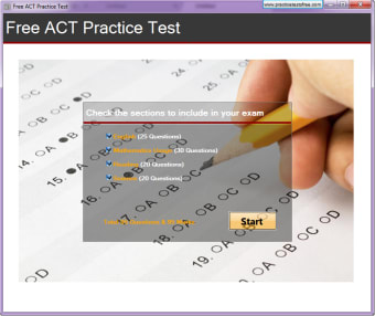 Image 0 for Free ACT Practice Test
