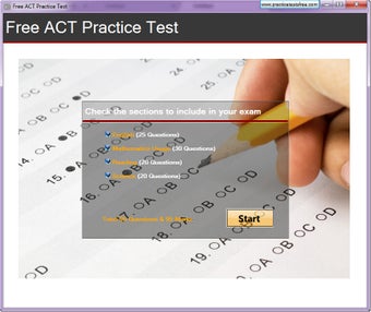 Imagen 0 para Free ACT Practice Test