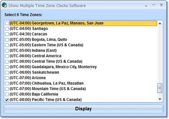 Image 0 for Show Multiple Time Zone C…