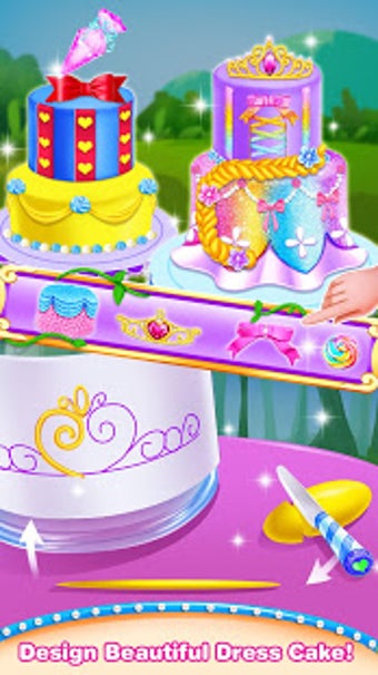 Image 1 for Princess Dress Up Cake - …