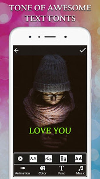 Imagen 1 para Add Animated Text On Phot…