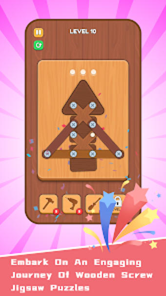 Image 0 for Wooden Screw Puzzle