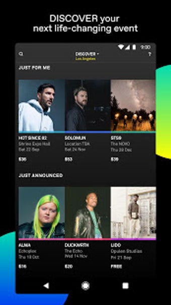 Imagen 1 para DICE: Tickets for Live Mu…