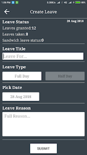 Image 3 for Leave App