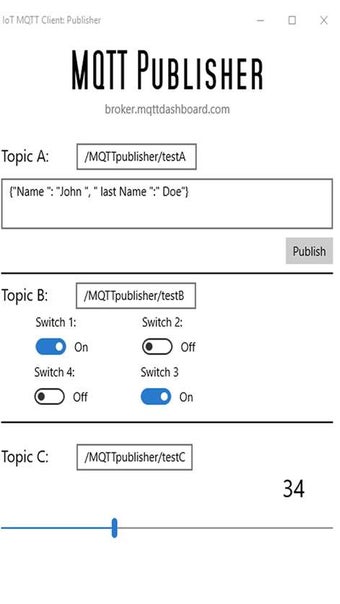 Image 1 for MQTT Client for Windows 1…