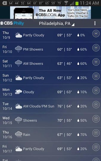 Imagen 1 para CBS Philly Weather