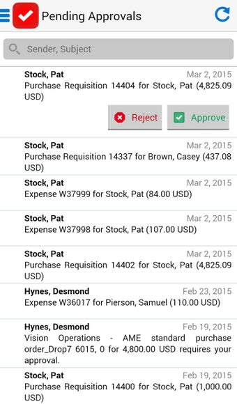 Imagen 1 para Approvals for EBS