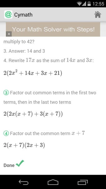 Image 3 for Cymath
