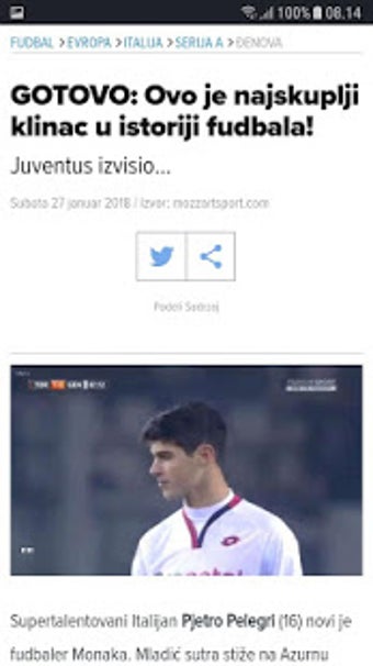 Imagen 1 para Mozzart Sport