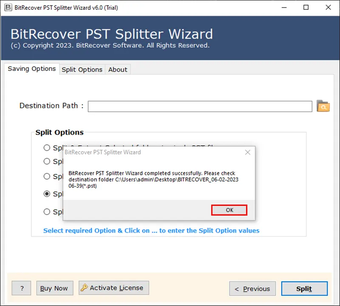 Image 0 for BitRecover PST Splitter T…