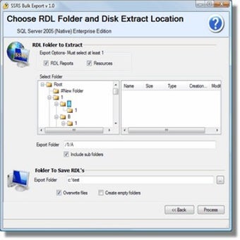 Image 0 for SSRS Bulk Export