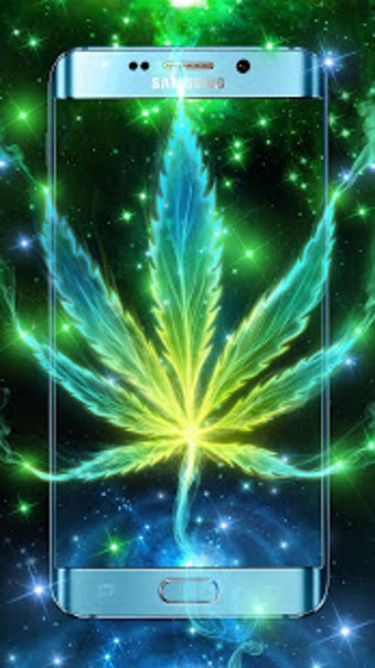 Image 0 for Neon Smoke Weed Live Wall…