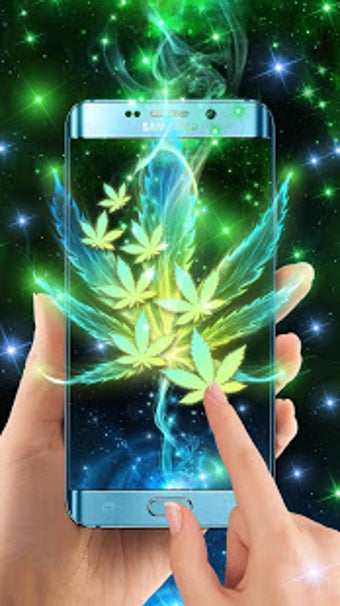 Image 1 for Neon Smoke Weed Live Wall…