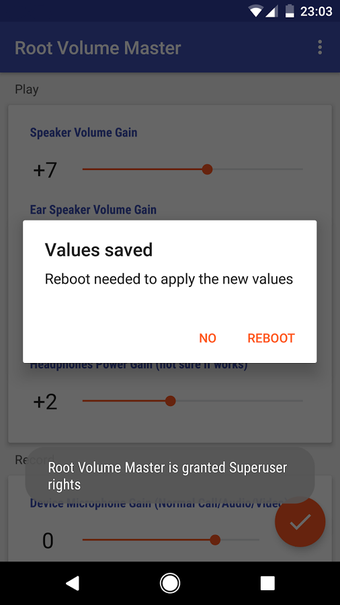 Imagen 1 para Root Volume Mixer +Booste…