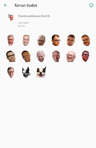 Image 0 for Finnish politicans Sticke…