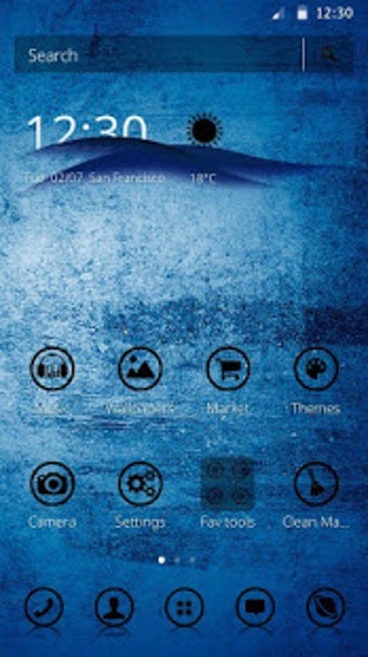 Imagen 2 para Dark Blue Theme