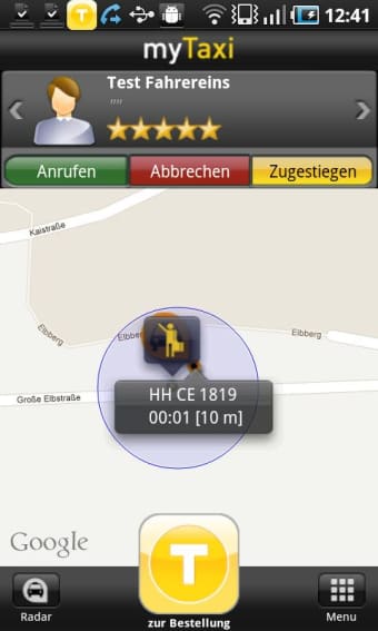 Image 2 for myTaxi Passenger Taxi App