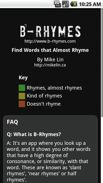 Imagen 0 para B Rhymes Dictionary