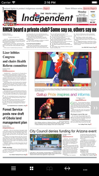 Image 0 for The Gallup Independent