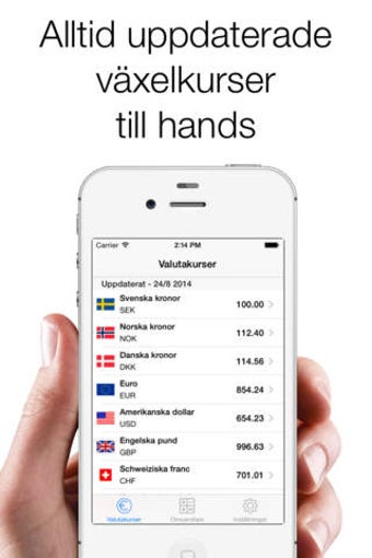 Image 0 for Exchange rates SEK