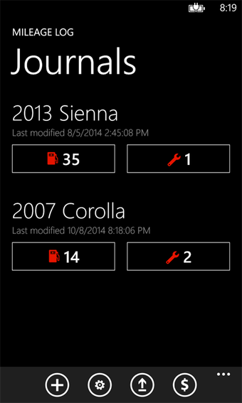 Imagen 3 para Mileage Log for Windows 1…