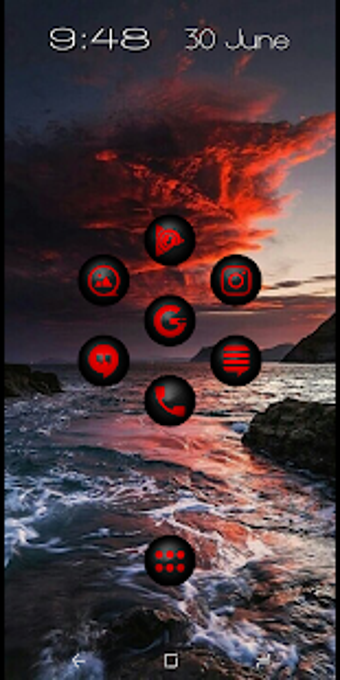 Imagen 0 para Snap Red Icon Pack