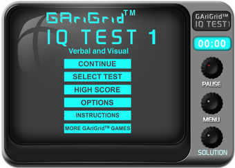 Image 0 for GariGrid IQ Test 1