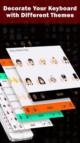 Image 1 for Heavy Metal Emoji Keyboar…