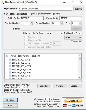 Image 0 for New Folder Wizard