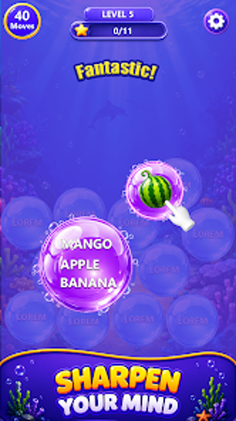 Imagen 0 para Bubble Word Jam: Sort Puz…