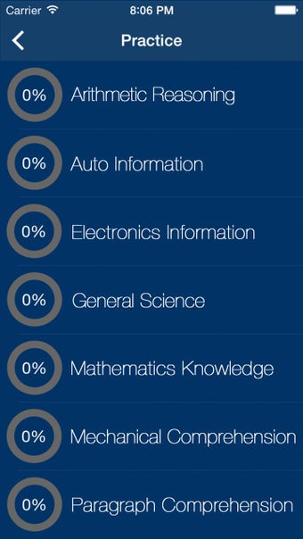 Imagen 1 para ASVAB Test Practice Flash…