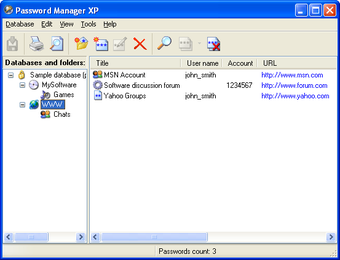 Imagen 1 para Password Manager XP