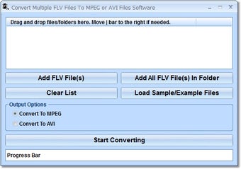 Image 0 for Convert Multiple FLV File…