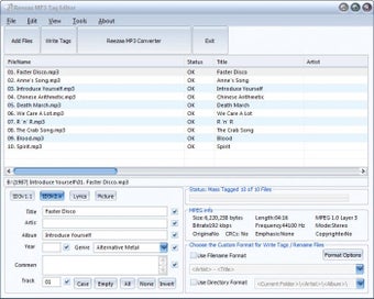 Image 0 for Reezaa MP3 Tag Editor