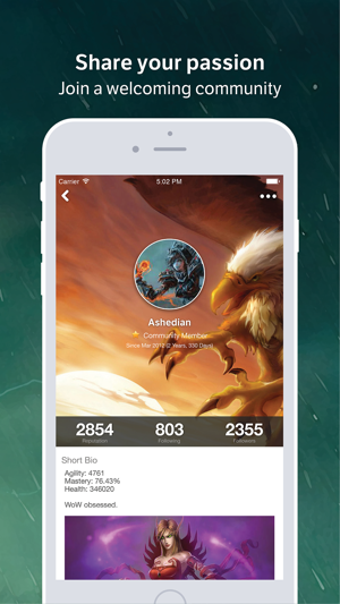 Image 1 for Amino for: World of Warcr…