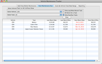 Imagen 0 para Vehicle Maintenance Track…