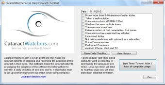 Image 0 for Cataract Daily Checklist