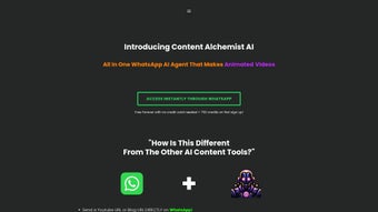 Image 0 for Content Alchemist AI Vide…